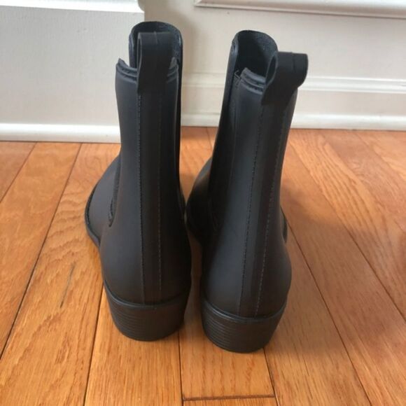 Jeffrey Campbell Ankle Chelsea Rain Boot Black - Picture 3 of 6